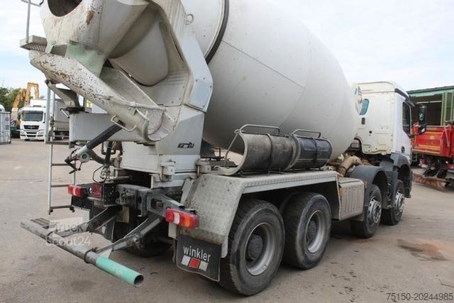 Avtomešalec betona MERCEDES-BENZ 3243 8x4 BB STETTER 9m³ AP Achsen Nr.: 777