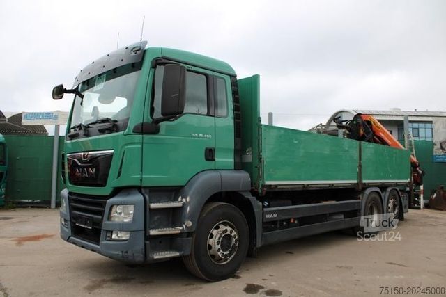 Macara montată pe camion MAN 26.460 KRAN PALFINGER PK18502 - 16 m FUNK Nr:003