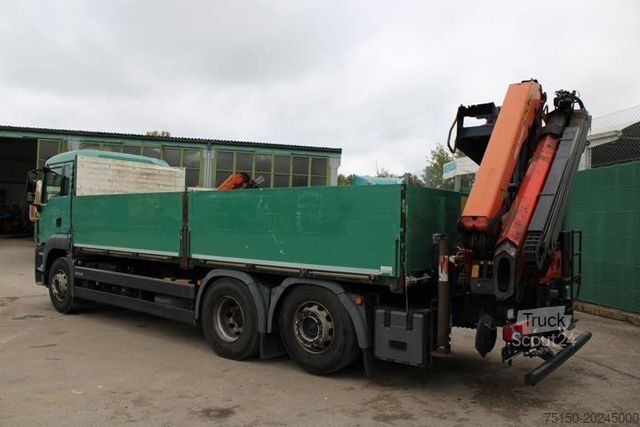 Macara montată pe camion MAN 26.460 KRAN PALFINGER PK18502 - 16 m FUNK Nr:003