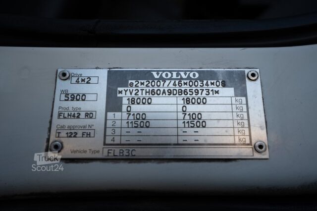 Рефрижераторне/заморожене транспортування VOLVO FLH 290 +CARRIER