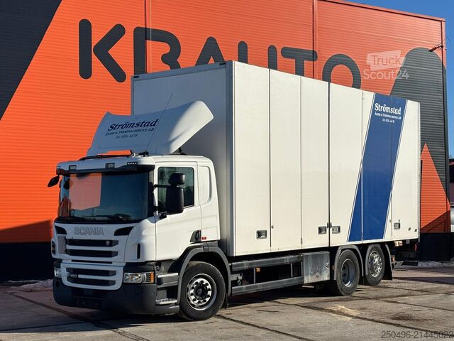 Laatikon runko Scania P 450 6x2 RETARDER / BOX L=7459 mm