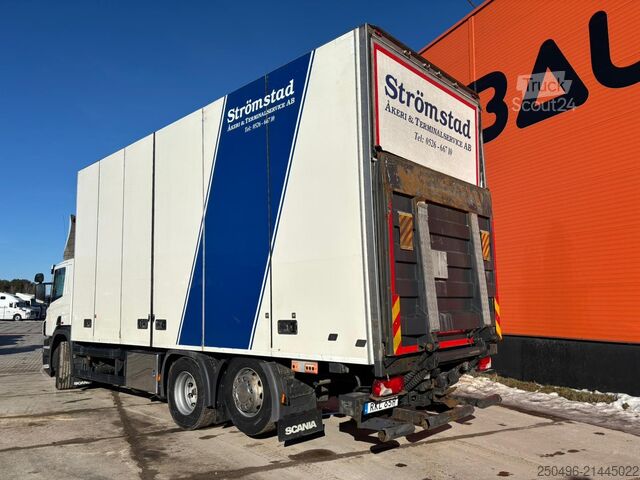 Laatikon runko Scania P 450 6x2 RETARDER / BOX L=7459 mm