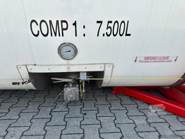 Conteneur-citerne Van Hool 20FT SWAP BODY / 30.600L / 3 comp (7.500L + 15...