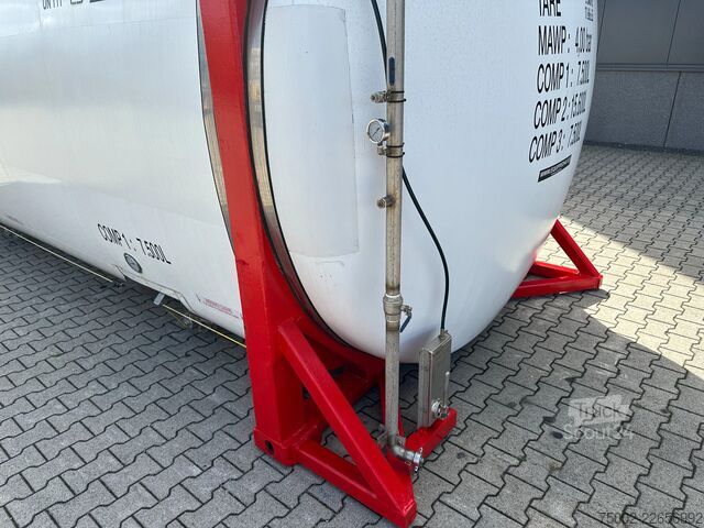 Conteneur-citerne Van Hool 20FT SWAP BODY / 30.600L / 3 comp (7.500L + 15...
