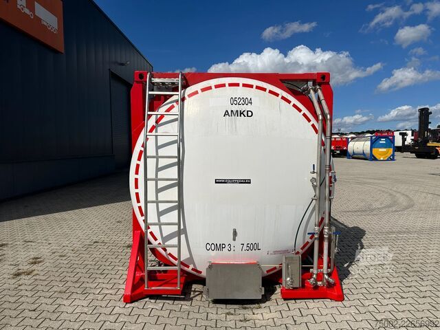 Conteneur-citerne Van Hool 20FT SWAP BODY / 30.600L / 3 comp (7.500L + 15...