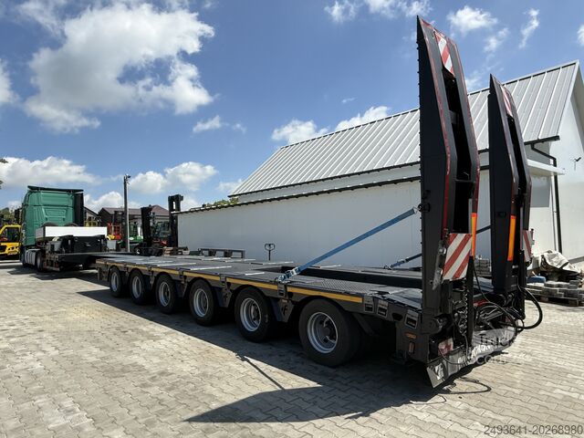 Nízkopodlažný náves na prepravu stavebných strojov FAYMONVILLE FAYMONVILLE STZ-6WAU – 6 AXLES – 92.2GVW