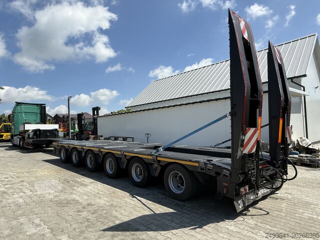 Nízkopodlažný náves na prepravu stavebných strojov FAYMONVILLE FAYMONVILLE STZ-6WAU – 6 AXLES – 92.2GVW