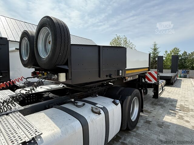Nízkopodlažný náves na prepravu stavebných strojov FAYMONVILLE FAYMONVILLE STZ-6WAU – 6 AXLES – 92.2GVW