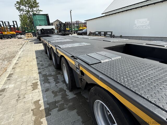 Nízkopodlažný náves na prepravu stavebných strojov FAYMONVILLE FAYMONVILLE STZ-6WAU – 6 AXLES – 92.2GVW