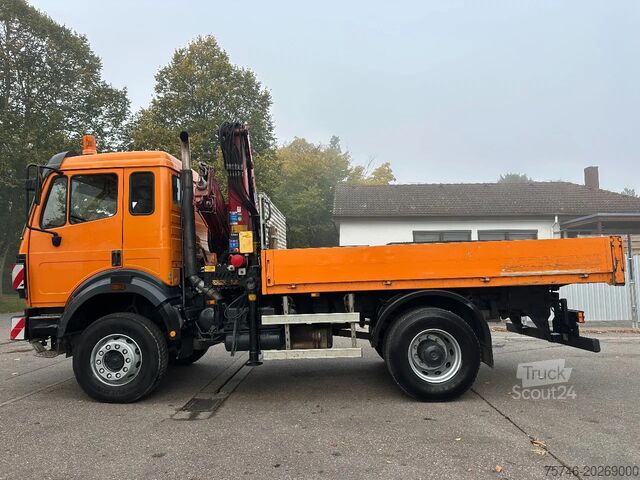 Vrachtwagen met kraan Mercedes-Benz SK 1824 AK*4x4*HMF 1253 K4 B3*Seilwinde