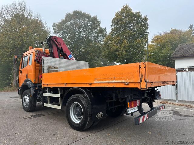 Vrachtwagen met kraan Mercedes-Benz SK 1824 AK*4x4*HMF 1253 K4 B3*Seilwinde