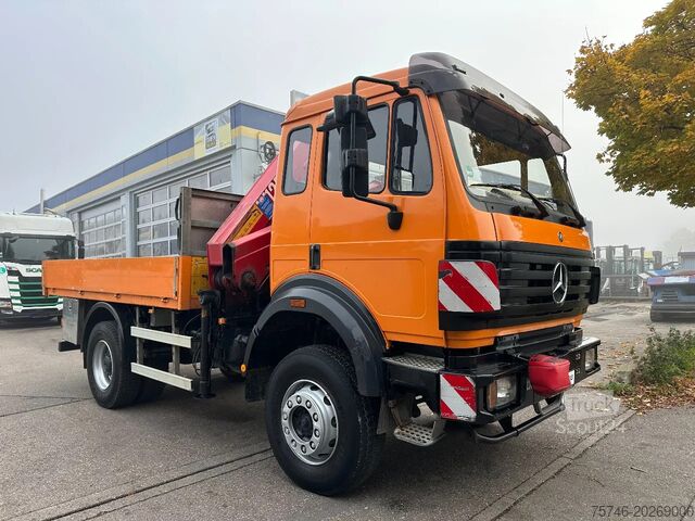 Vrachtwagen met kraan Mercedes-Benz SK 1824 AK*4x4*HMF 1253 K4 B3*Seilwinde