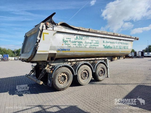 مقطورة نصف قلابة Schmitz Cargobull Kipper Stahlrundmulde 25m³
