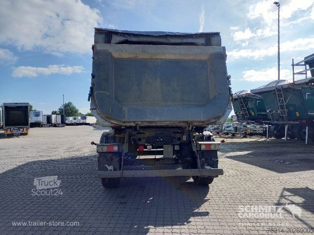 مقطورة نصف قلابة Schmitz Cargobull Kipper Stahlrundmulde 25m³