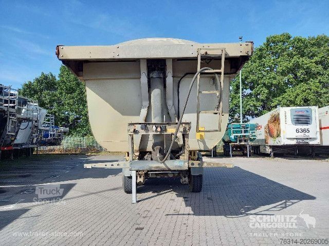 مقطورة نصف قلابة Schmitz Cargobull Kipper Stahlrundmulde 25m³