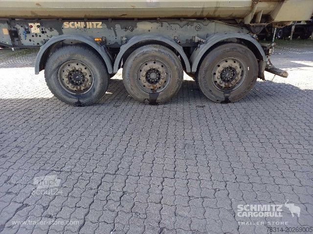مقطورة نصف قلابة Schmitz Cargobull Kipper Stahlrundmulde 25m³