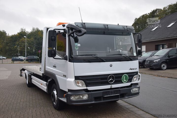 Autotransporter varevogn Mercedes-Benz Atego 818 Abschepp. Seilwinde AHK Klima Liege