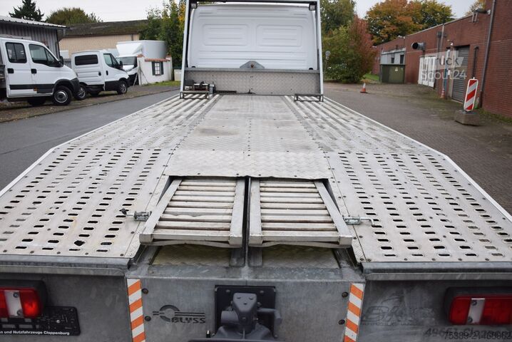 Autotransporter varevogn Mercedes-Benz Atego 818 Abschepp. Seilwinde AHK Klima Liege