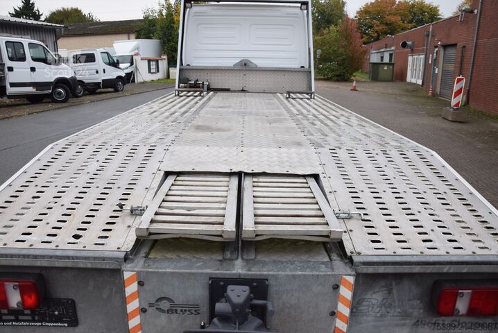 Autotransporter varevogn Mercedes-Benz Atego 818 Abschepp. Seilwinde AHK Klima Liege