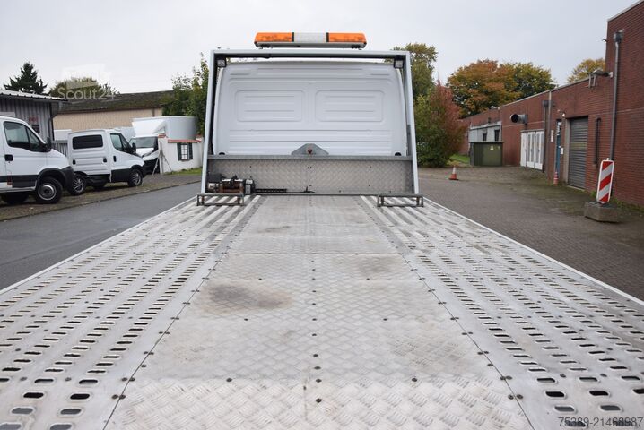 Autotransporter varevogn Mercedes-Benz Atego 818 Abschepp. Seilwinde AHK Klima Liege