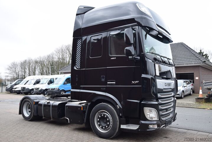 Volumen trækker Daf XF 480 Low Liner Mega Hubsattelplatte ACC