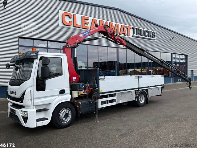 Camion-grue Iveco Eurocargo ML160E25 HMF 11 Tonmeter laadkraan Ju...