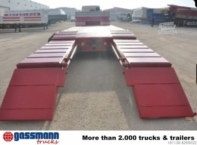 Zema profila puspiekabe Tieflader-Auflieger Länge 13.150mm, verbreiterbar