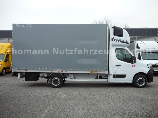 Transportador con plataforma y toldo RENAULT Pritsche Plane mit Schlafkabine