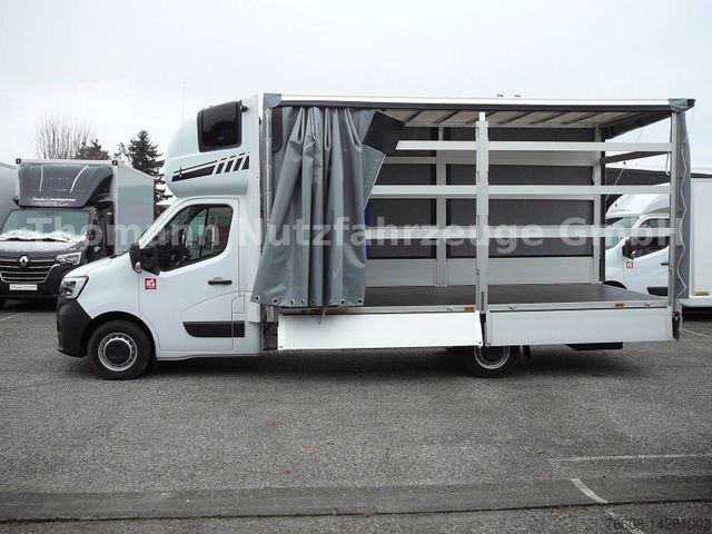 Transportador con plataforma y toldo RENAULT Pritsche Plane mit Schlafkabine