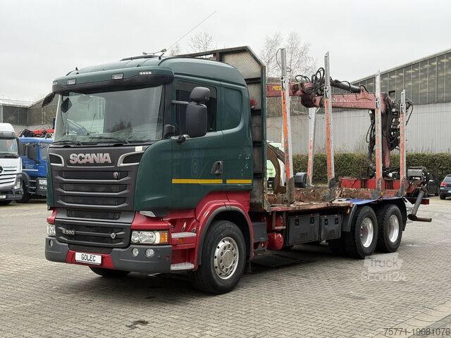 Pøepravník na døevo Scania R560 6x4 EURO5 POJAZD DO DREWNA HDS LOGLIFT HIA...