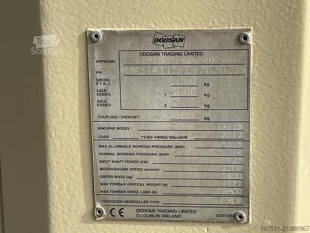 Compresseur frigorifique Doosan 14/115 - N