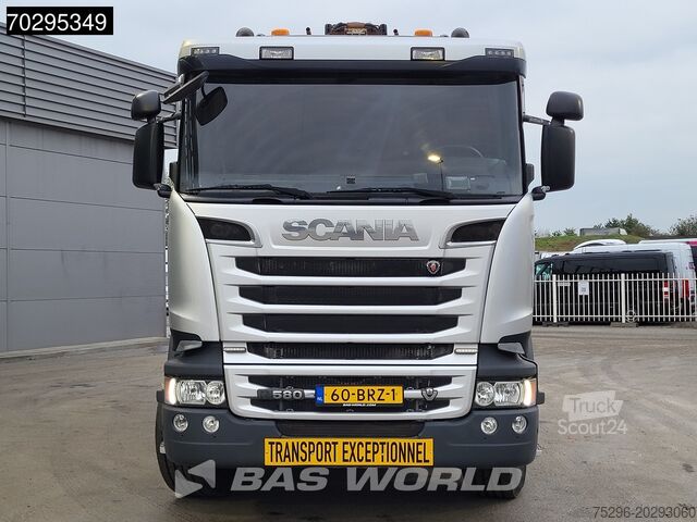 Houtvoertuig Scania R580 R 6X4 NL-Truck Diebolt D28.81 Kran Crane H...