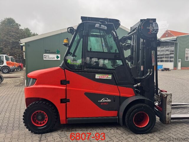 Frontstapler Linde E 80-01 / 900