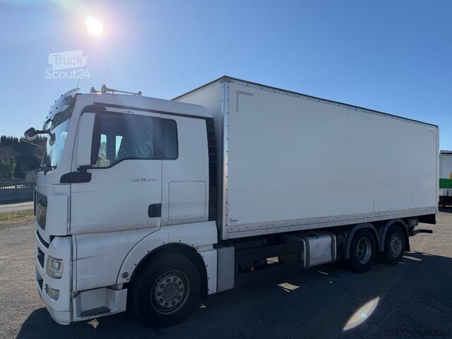 Camião de caixa fechada MAN TGX 26.480 26T 6X2 EJE DIRECIONAL