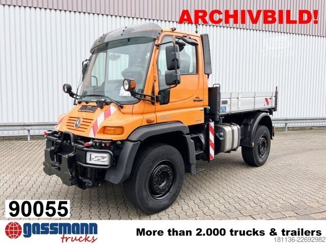 Tovorno vozilo za posebne namene Unimog U 400 4x4, Kipper, Kommunalhydraulik, Zapfwelle