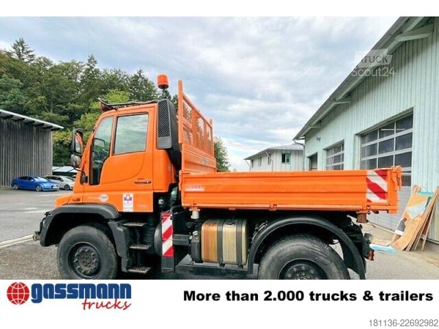 Tovorno vozilo za posebne namene Unimog U 400 4x4, Kipper, Kommunalhydraulik, Zapfwelle