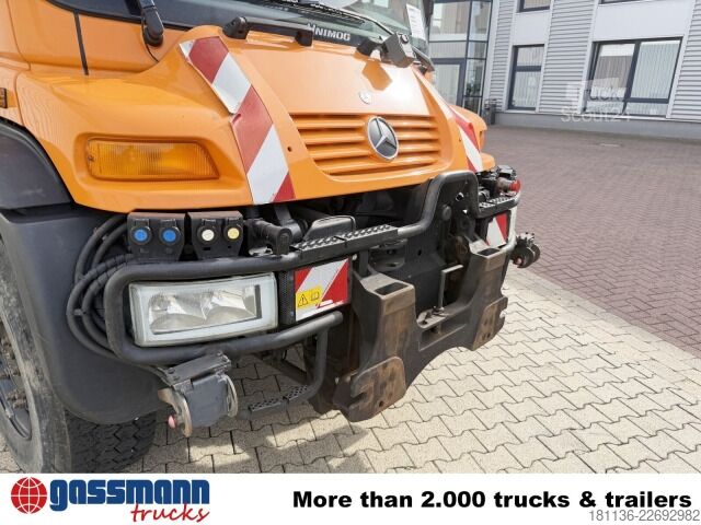 Φορτηγό ειδικού σκοπού Unimog U 400 4x4, Kipper, Kommunalhydraulik, Zapfwelle