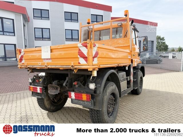 Φορτηγό ειδικού σκοπού Unimog U 400 4x4, Kipper, Kommunalhydraulik, Zapfwelle