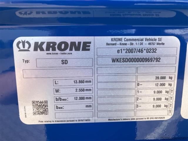 Semitrailer Krone B43 Standard