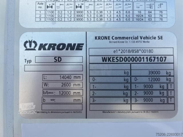 Kylsläpvagn Krone Cool Liner Duoplex Steel Standard