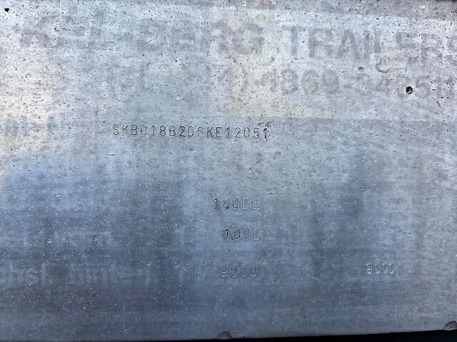 Tipper trailer Kel-Berg Tandem Kipper Interne Nr. 2051