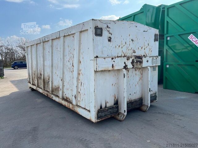 Roll-off container  CONTAINER SCARRABILE USATO A CIELO APERTO STAGNO