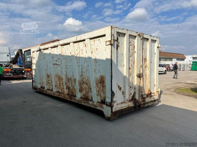 Roll-off container  CONTAINER SCARRABILE USATO A CIELO APERTO STAGNO