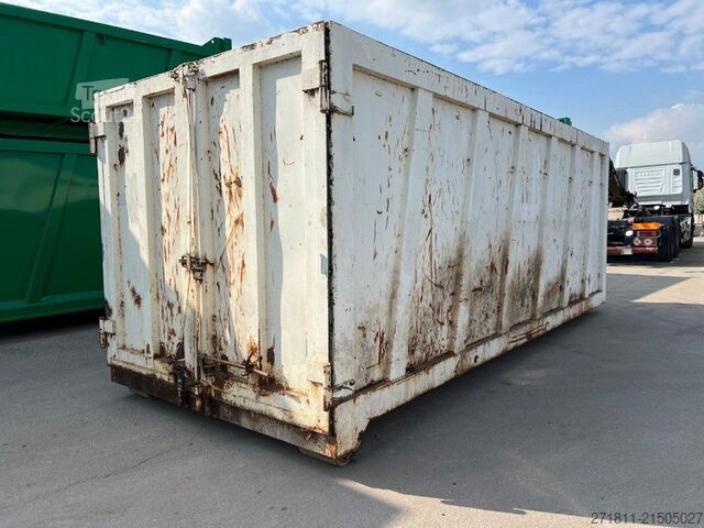 Roll-off container  CONTAINER SCARRABILE USATO A CIELO APERTO STAGNO