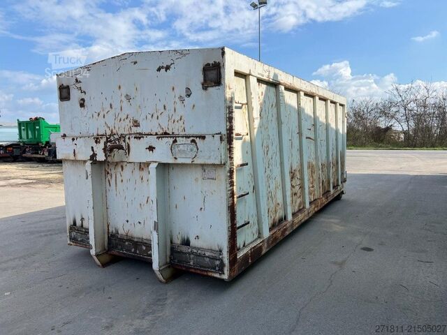 Roll-off container  CONTAINER SCARRABILE USATO A CIELO APERTO STAGNO