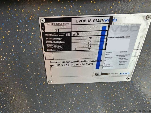 Autocarro urbano MERCEDES-BENZ Citaro O 530, Euro 5, EEV, Vollklima