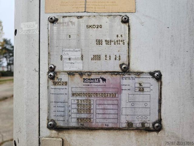 Frigorifik yarı römork SCHMITZ CARGOBULL City Tiefkühler, Carrier Maxima 1300