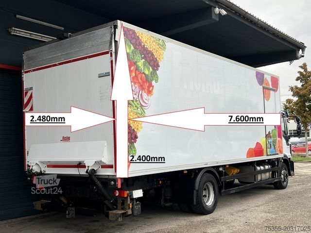 Jäähdytysrekka IVECO EuroCargo ML160E28 MitsubTU85 Tiefkühl 7,6m LBW