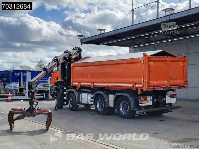 Kipper met kraan MAN TGS 41.440 TGS 8X8 Palfinger Q170Z Crane 8x8 Wi...