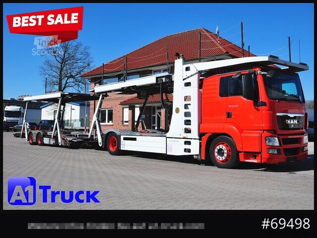 Камион за превоз на автомобили MAN 18.400 TGX, Autotransporter Kässbohrer,